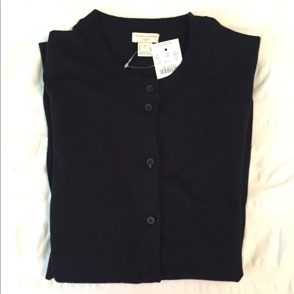 NWT Black Jcrew factory cardigan